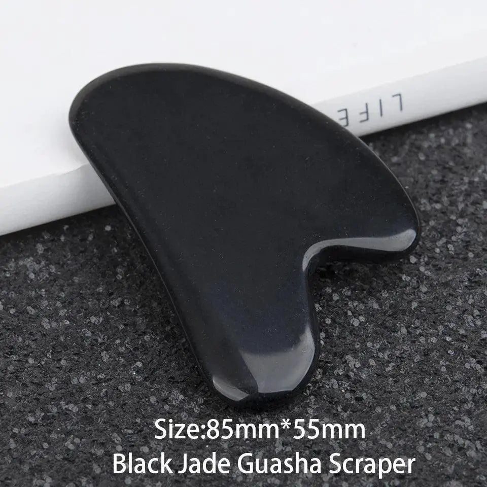 Jade Stone Gua Sha And Rose Quartz Massage Set Anti Aging — product view 11