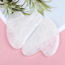 Jade Stone Gua Sha & Rose Quartz Massage Set Natural Anti-Aging