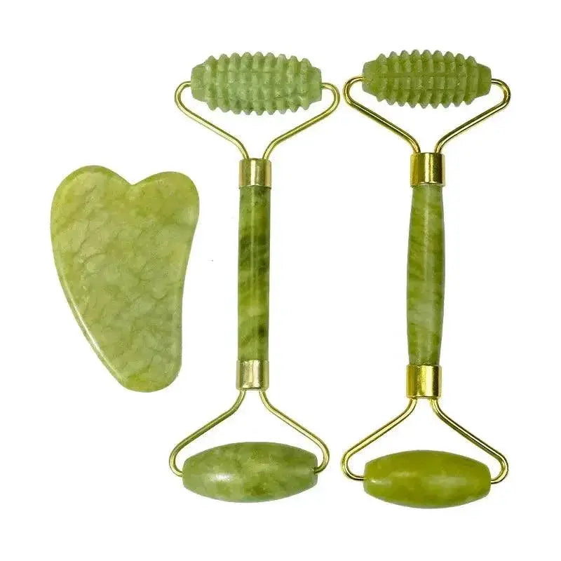 Jade Roller Set For Rejuvenating Skin And Anti Aging
