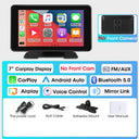 Jansite Dash Cam Dual Variant 7 or 10.26 Inches 4K Wireless CarPlay Android Auto