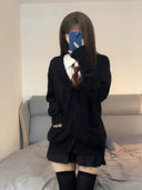 Japanese College Style Knit Cardigan Trendy JK Uniform Fall