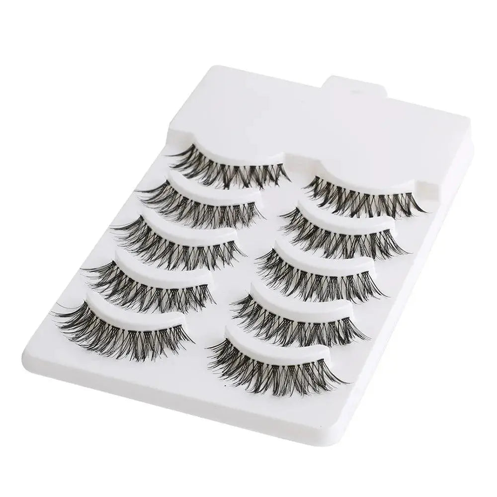Japanese Cosplay And Everyday False Eyelashes Set Five Pairs