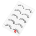 Japanese Cosplay & Everyday False Eyelashes Set - 5 Pairs