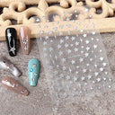 Japanese Elegance Red Pink Ombre Nail Art Stickers Set