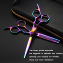 Japanese Stainless Steel Hair Scissors for Precision Cutting