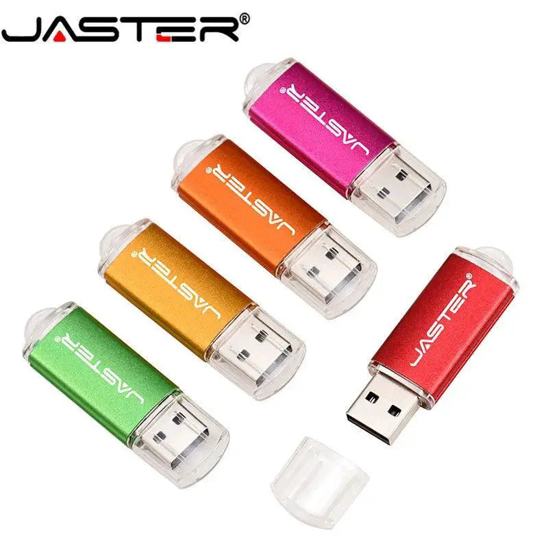 JASTER Metallic Mini USB Flash Drive In Six Stylish Colors