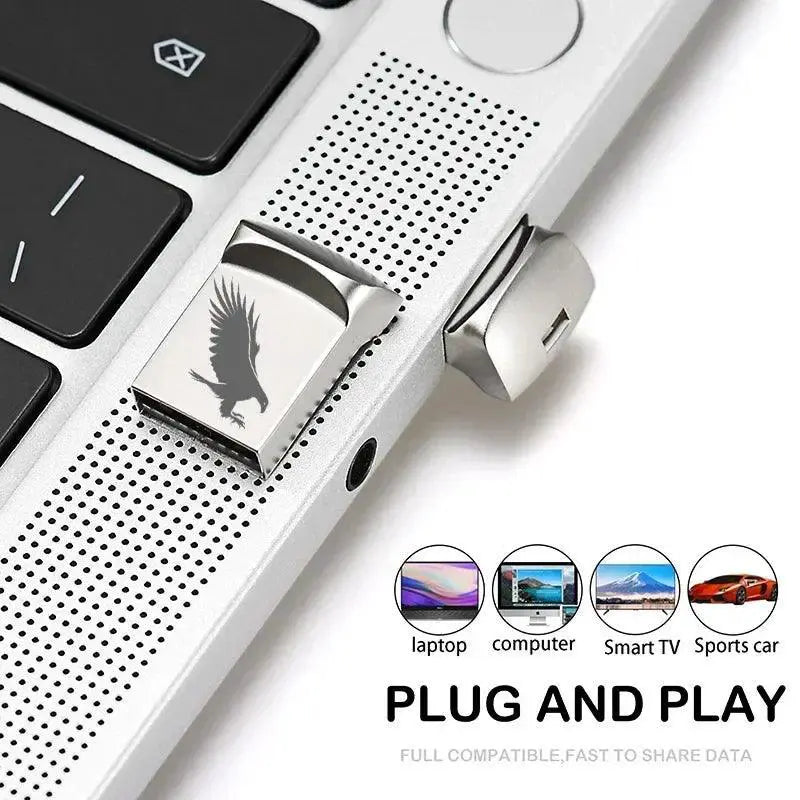 Jaster Silver USB Flash Drives Custom Logo Pen Drive