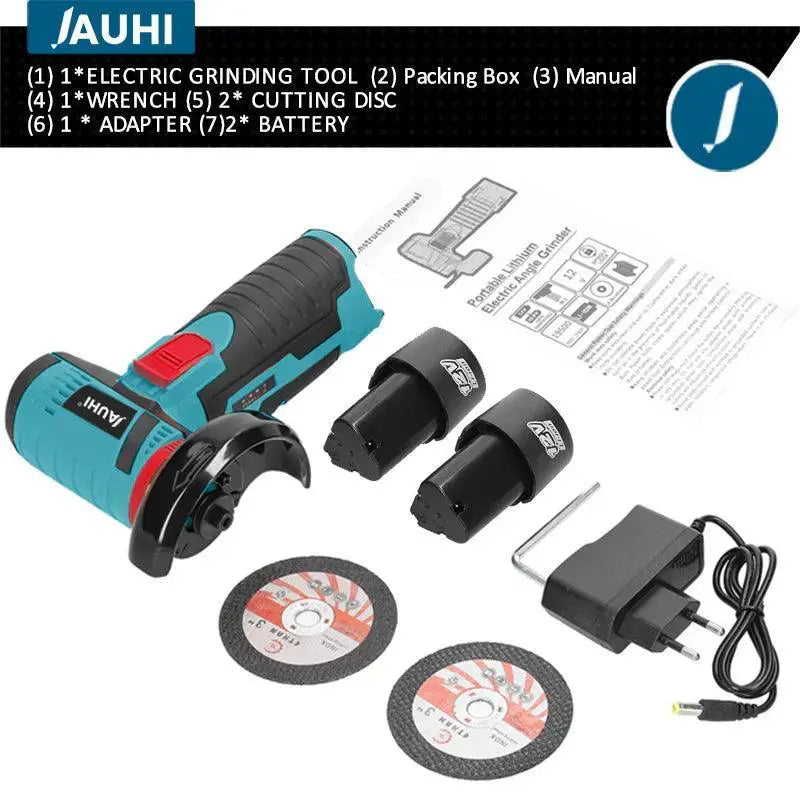 Jauhi 12V 19500rpm Cordless Angle Grinder Electric Cutter