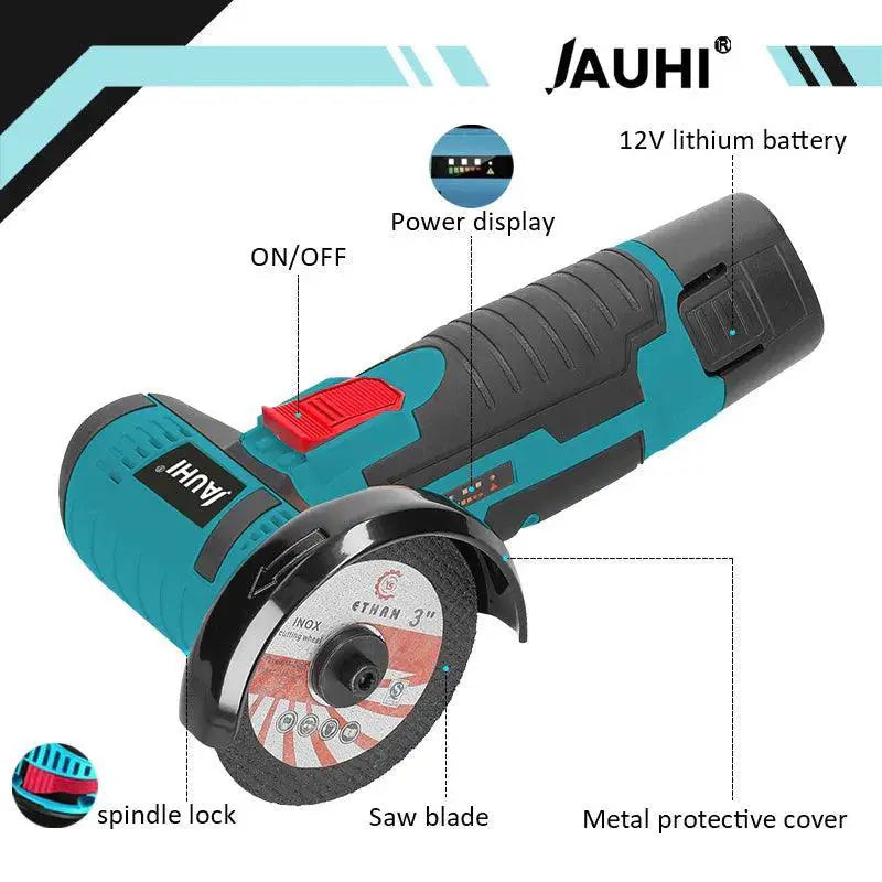 Jauhi 12V 19500rpm Cordless Angle Grinder Electric Cutter