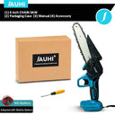 JAUHI 6 Inch Chain Saw Cordless Electric Saw for Makita