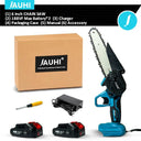 JAUHI 6 Inch Chain Saw Cordless Electric Saw for Makita