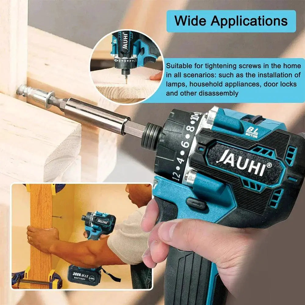 JAUHI Brushless Cordless Electric Screwdriver Elevate DIY