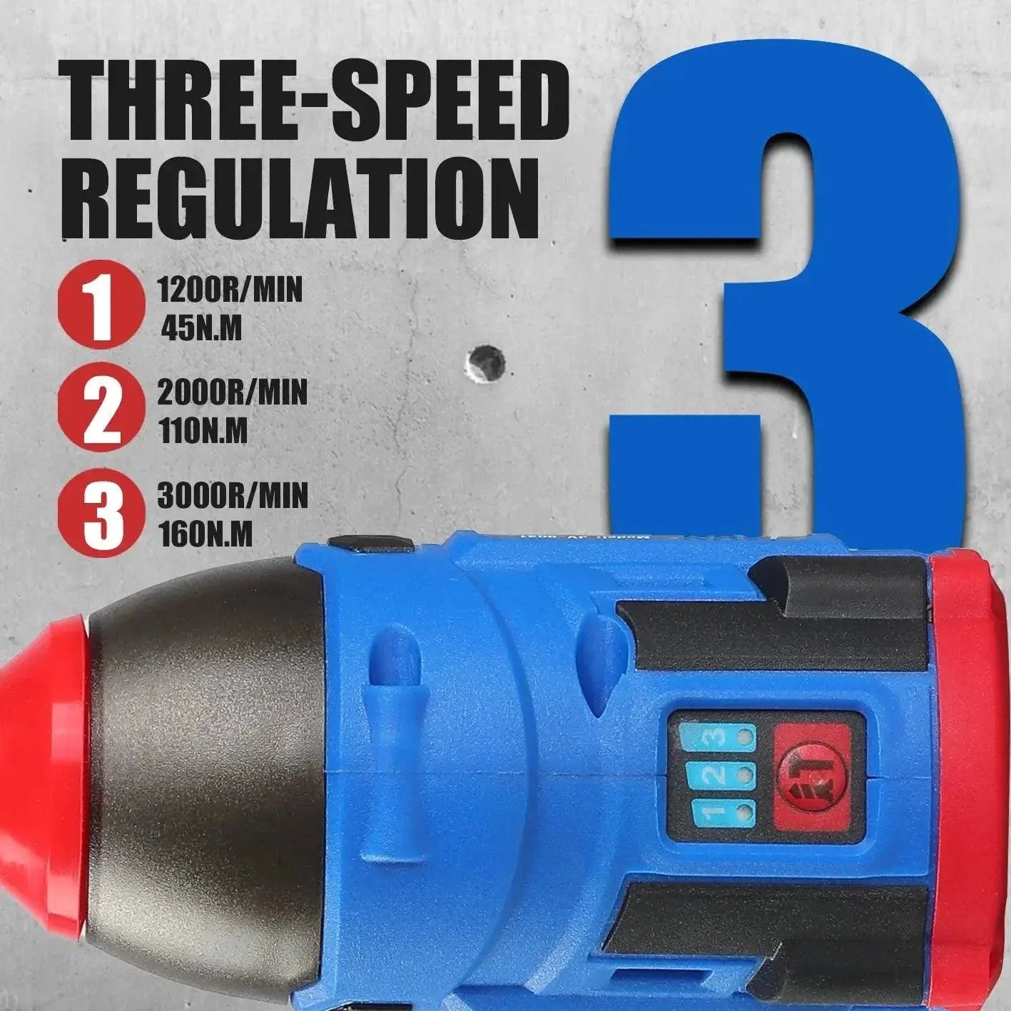JAVN 16V Cordless Impact Drill Screwdriver 160 Nm Torque