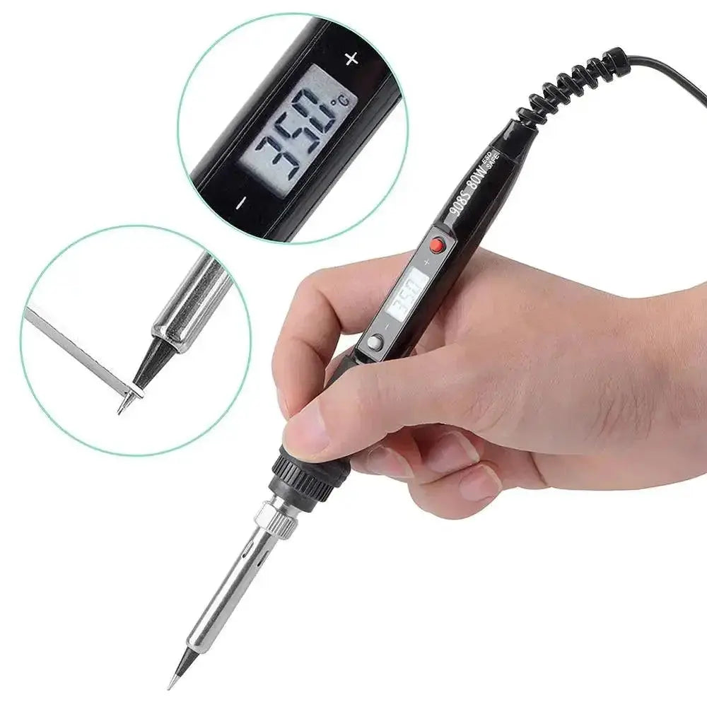 JCD 80W Soldering Iron LCD Display Adjustable Temperature