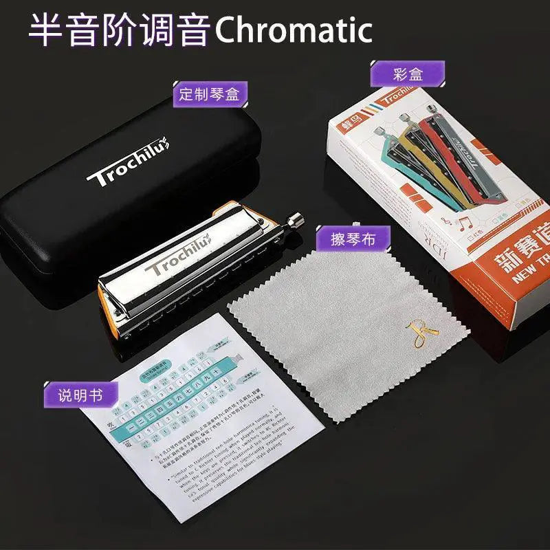 JDR Trochilus Blues Plus Harmonica Hole Special Harp -  product image
