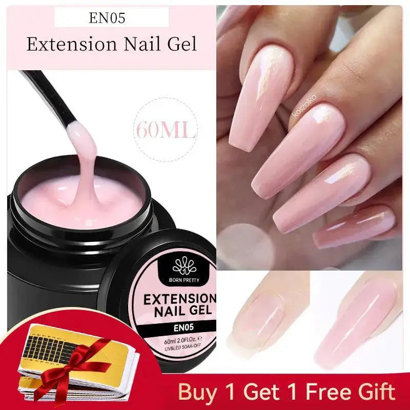Jelly Gel French Manicure Kit Quick Dry Vibrant Colors