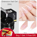 Jelly Gel French Manicure Kit Quick-Drying Vibrant Colors