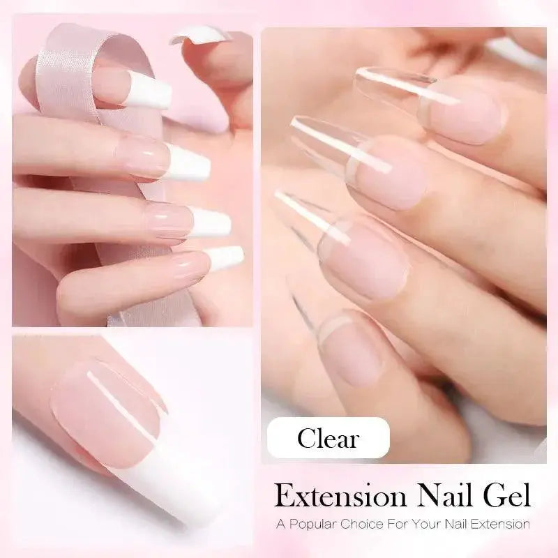 Jelly Gel French Manicure Kit Quick Dry Vibrant Colors