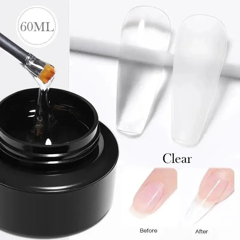 Jelly Gel French Manicure Kit Quick Dry Vibrant Colors