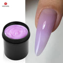 Jelly Gel Nail Extension Cream Pink & White UV Gels 50ml