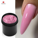 Jelly Gel Nail Extension Cream Pink & White UV Gels 50ml