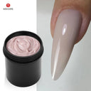 Jelly Gel Nail Extension Cream Pink & White UV Gels 50ml