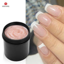 Jelly Gel Nail Extension Cream Pink & White UV Gels 50ml