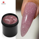 Jelly Gel Nail Extension Cream Pink & White UV Gels 50ml