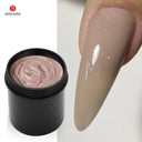 Jelly Gel Nail Extension Cream Pink & White UV Gels 50ml