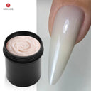 Jelly Gel Nail Extension Cream Pink & White UV Gels 50ml