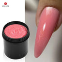 Jelly Gel Nail Extension Cream Pink & White UV Gels 50ml