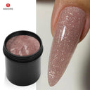 Jelly Gel Nail Extension Cream Pink & White UV Gels 50ml