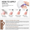 Jelly Gel Nail Polish Transparent Nude Top Coat Manicure