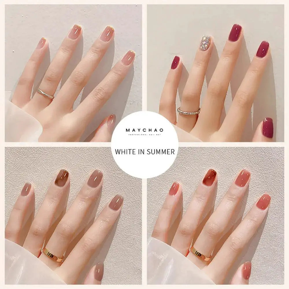 Jelly Gel Polish Set Professional UV LED Manicure Kit