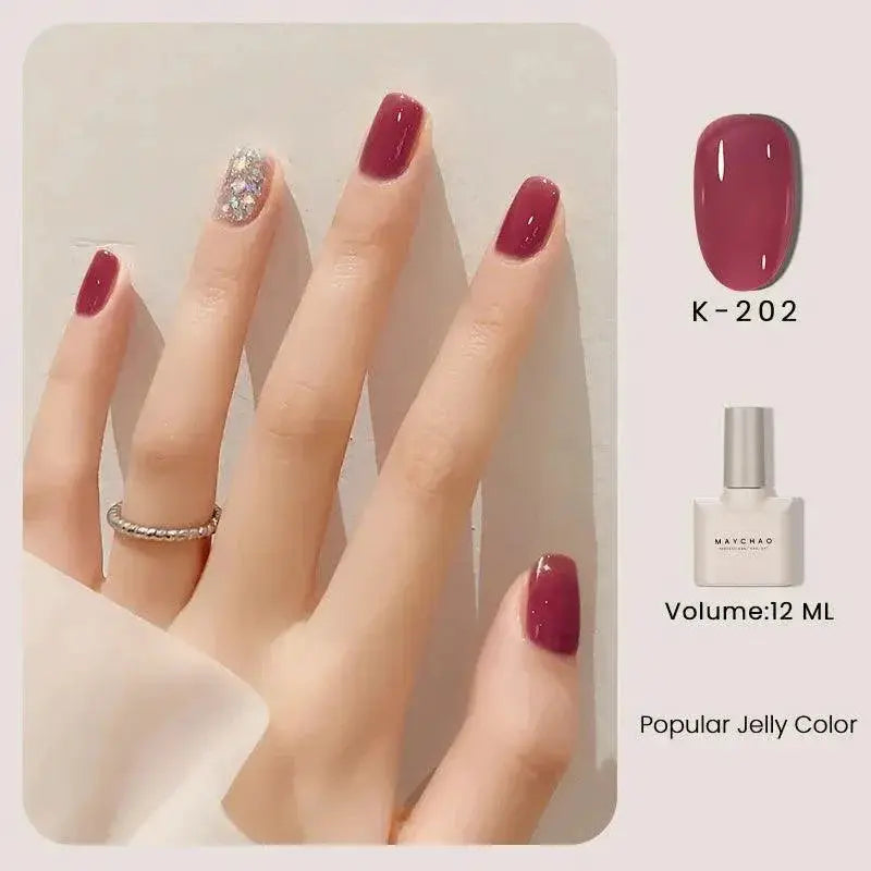 Jelly Gel Polish Set Professional UV LED Manicure Kit