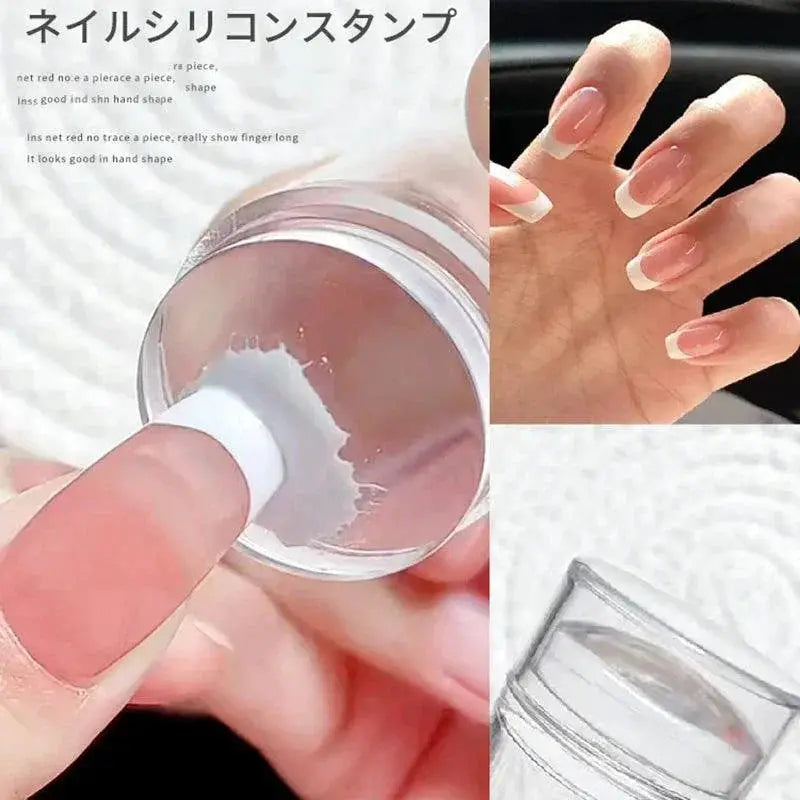 Jelly Nail Art Stamper Set For Flawless Nail Design Kit
