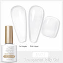 Jelly Nude Gel Polish Stylish Semi-Transparent Nail Color