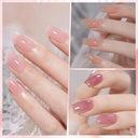 Jelly Nude Gel Polish Stylish Semi-Transparent Nail Color
