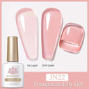 Jelly Nude Gel Polish Stylish Semi-Transparent Nail Color
