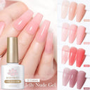 Jelly Nude Gel Polish Stylish Semi-Transparent Nail Color