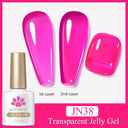 Jelly Nude Gel Polish Stylish Semi-Transparent Nail Color