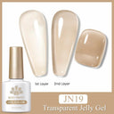Jelly Nude Gel Polish Stylish Semi-Transparent Nail Color