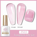 Jelly Nude Gel Polish Stylish Semi-Transparent Nail Color