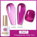 Jelly Nude Gel Polish Stylish Semi-Transparent Nail Color