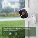 2K Night Vision Outdoor Camera for Home