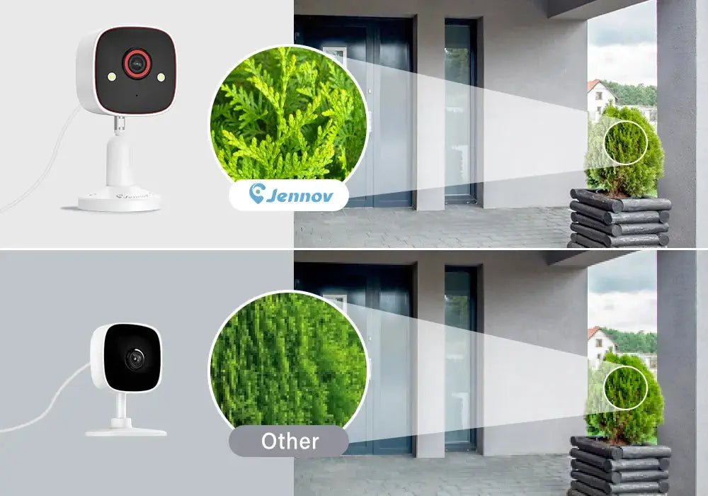 Jennov Night Vision 2K HD Wireless Security Camera Outdoor IP66 Waterproof