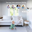2K Night Vision Outdoor Camera for Home