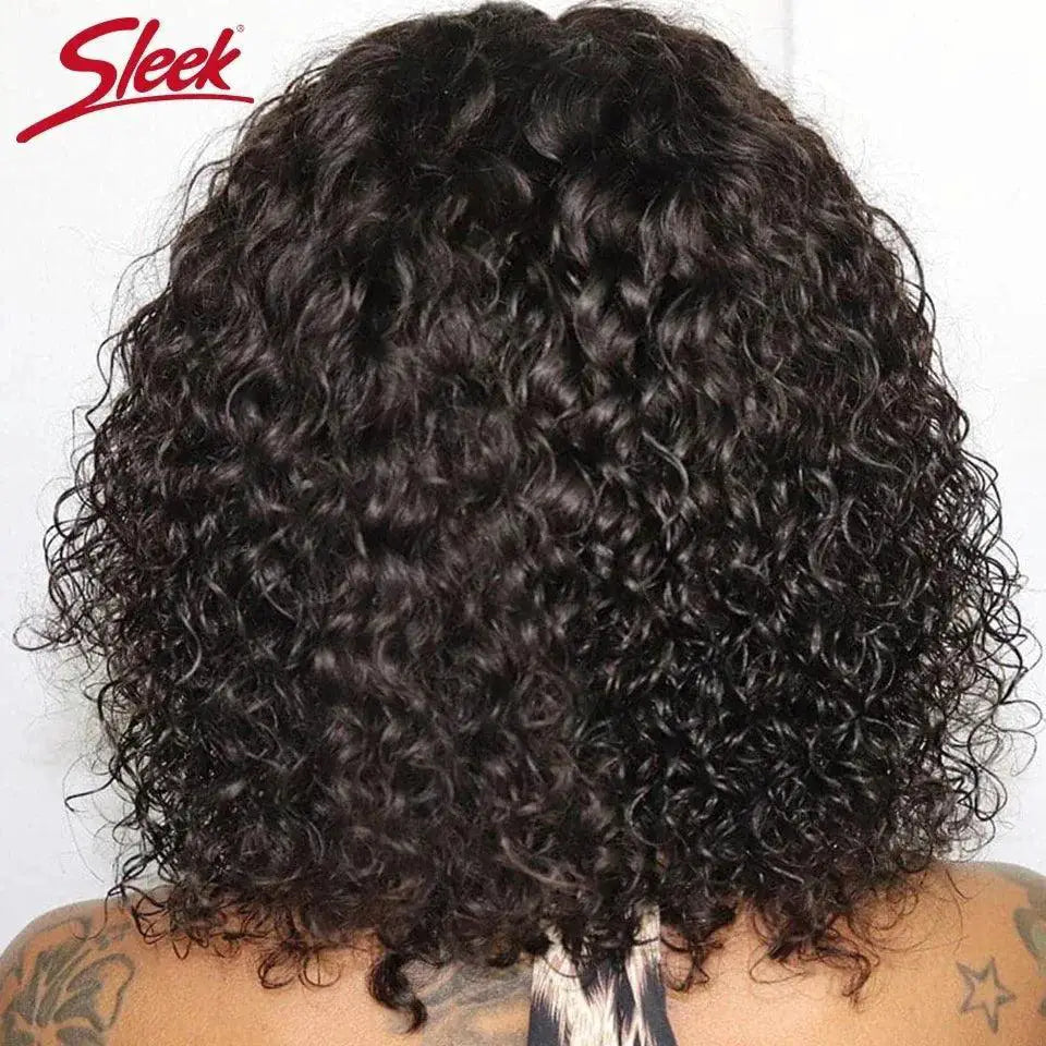 Jerry Curly Pixie Cut Bob Human Hair Wig Stylish Red Ombre