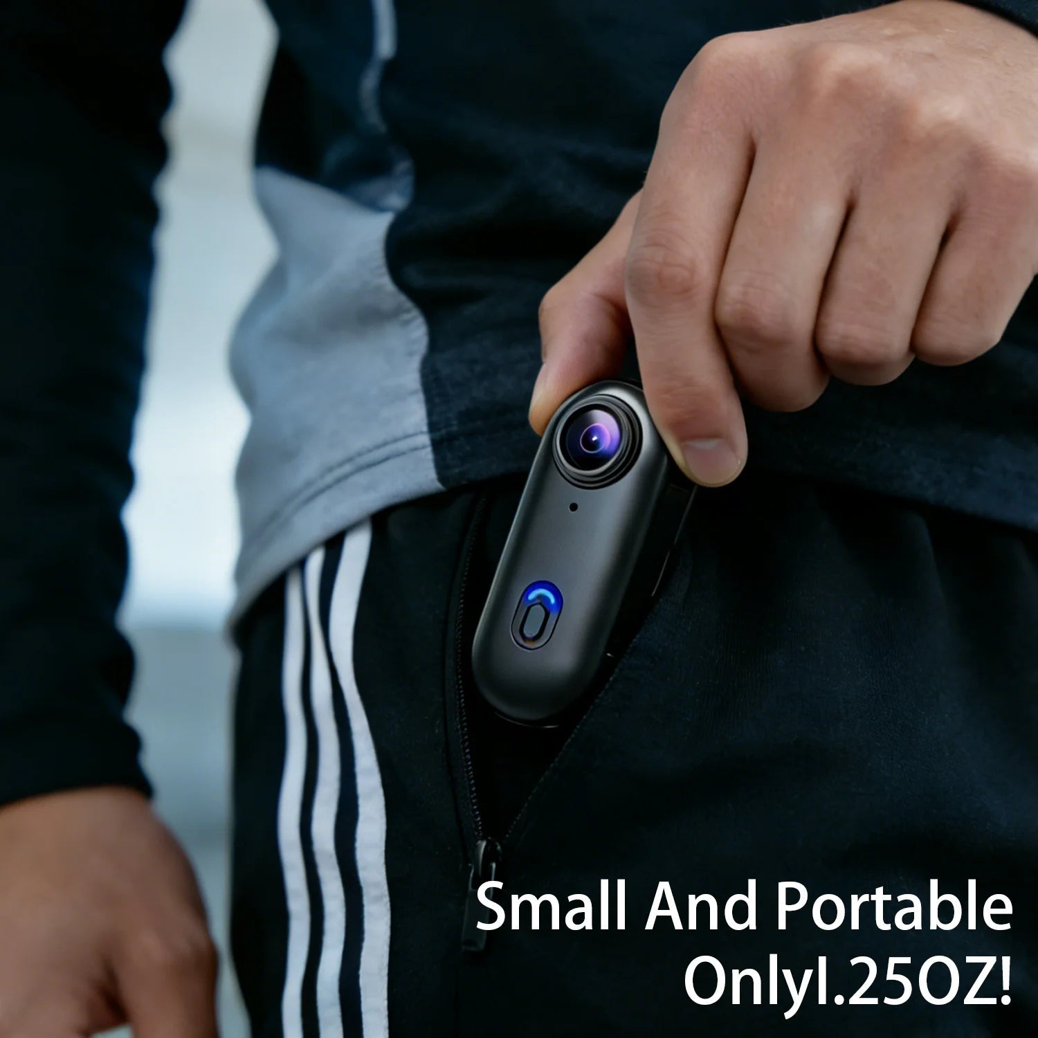 JETO JT - 88 4K Mini Action Camera - Hands Free POV Recording For Vlog POV Capture
