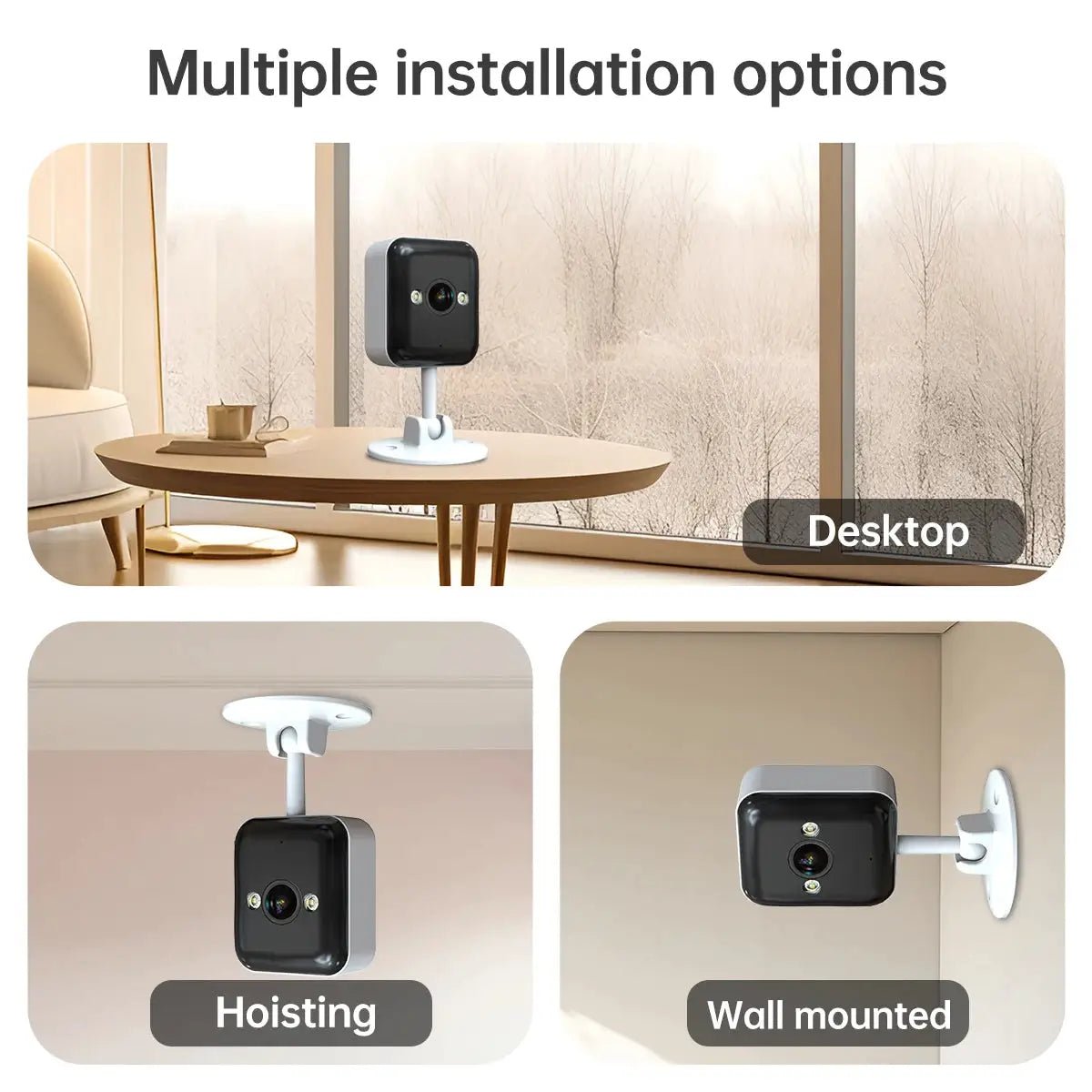 JOOAN 3MP Outdoor WiFi Camera Motion Alerts With Two Way Audio Night Vision